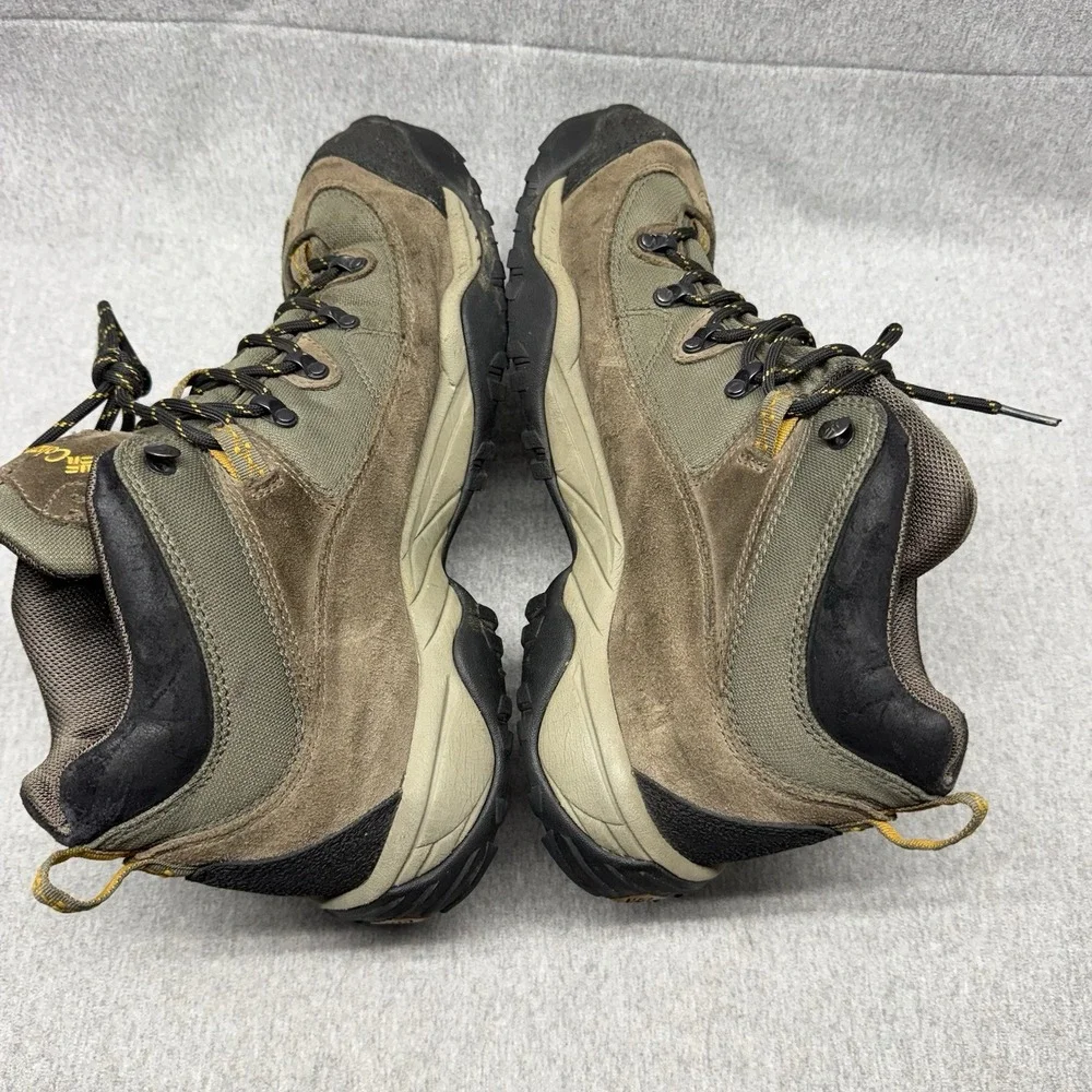 Columbia Boots Mens 14 Trail Meister Mid Brown Omni Grip Hiking Waterproof Woods